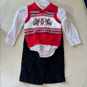 NWOT 3 pc Matching Christmas Outfit